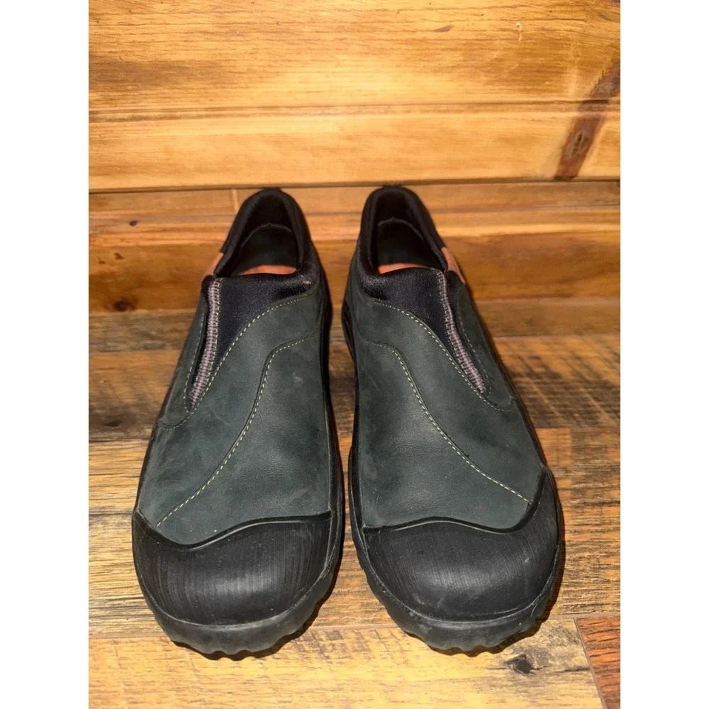 Clarks Muckers Black Leather Waterproof Hiking Shoes Size 6M